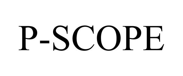 Trademark Logo P-SCOPE