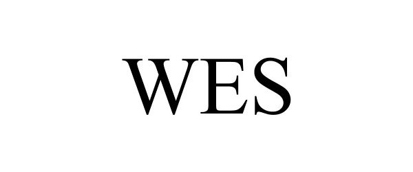 Trademark Logo WES