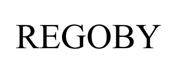 Trademark Logo REGOBY