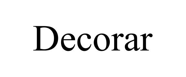 Trademark Logo DECORAR