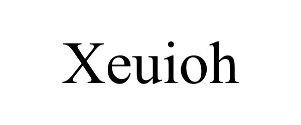 Trademark Logo XEUIOH