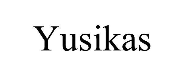 Trademark Logo YUSIKAS