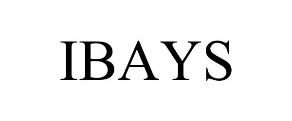 Trademark Logo IBAYS