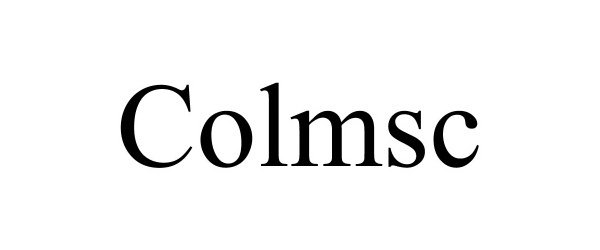 Trademark Logo COLMSC