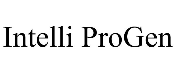 Trademark Logo INTELLI PROGEN