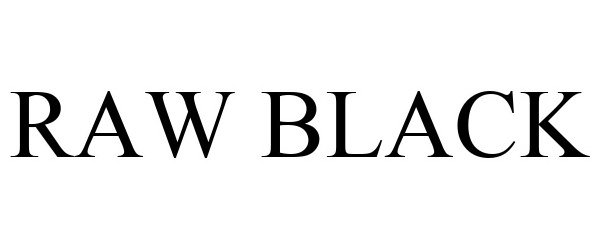 Trademark Logo RAW BLACK