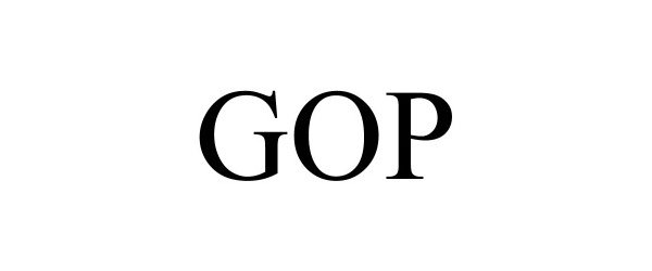 Trademark Logo GOP
