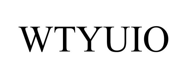 Trademark Logo WTYUIO
