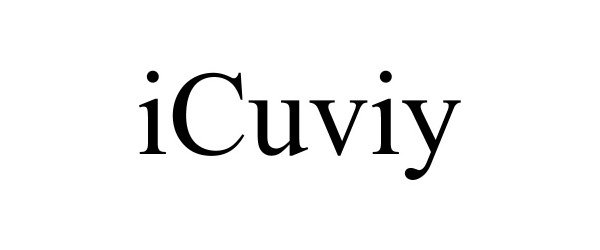 Trademark Logo ICUVIY