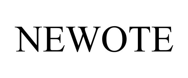 Trademark Logo NEWOTE