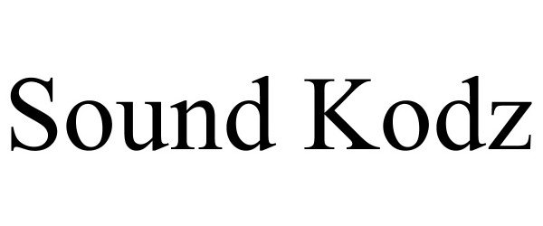 Trademark Logo SOUND KODZ