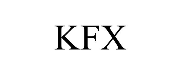 Trademark Logo KFX
