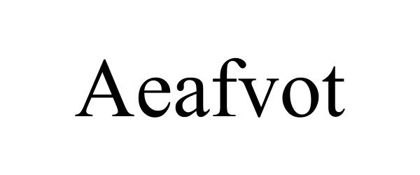 Trademark Logo AEAFVOT