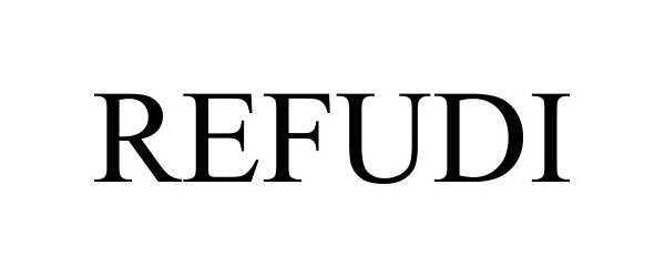Trademark Logo REFUDI