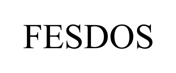 Trademark Logo FESDOS