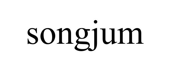 Trademark Logo SONGJUM