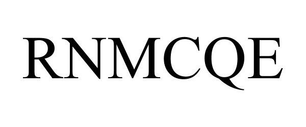 Trademark Logo RNMCQE