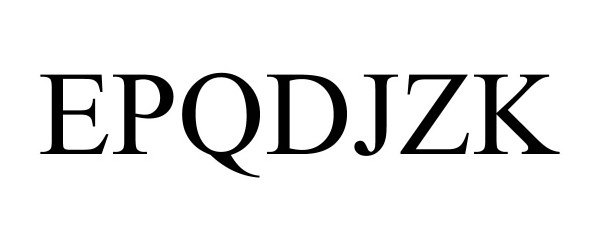 Trademark Logo EPQDJZK