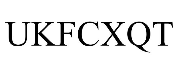 Trademark Logo UKFCXQT