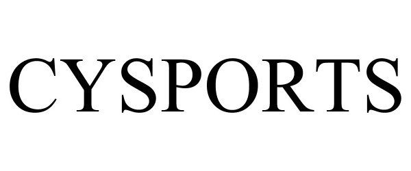 Trademark Logo CYSPORTS