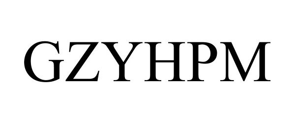 Trademark Logo GZYHPM