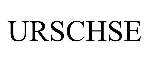 Trademark Logo URSCHSE