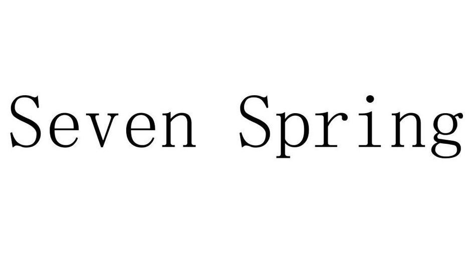 Trademark Logo SEVEN SPRING
