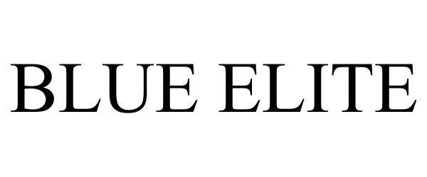 Trademark Logo BLUE ELITE