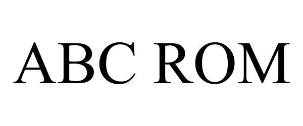  ABC ROM