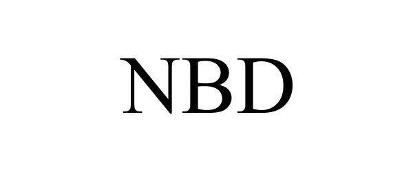 Trademark Logo NBD