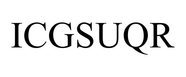  ICGSUQR