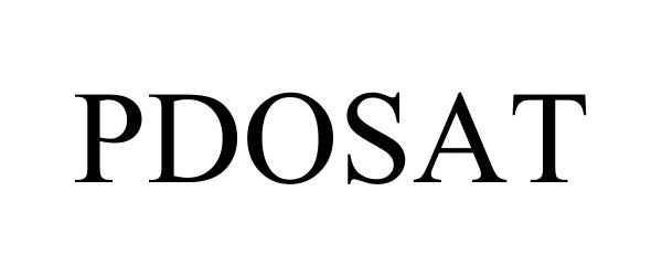 Trademark Logo PDOSAT