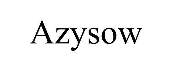  AZYSOW