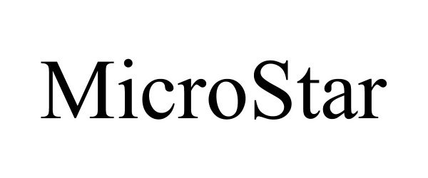 Trademark Logo MICROSTAR