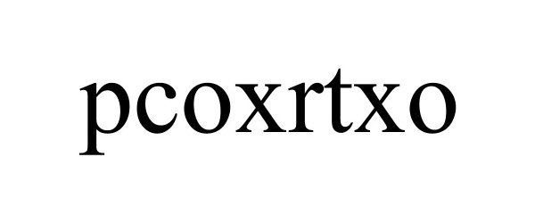 Trademark Logo PCOXRTXO