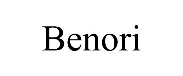 Trademark Logo BENORI