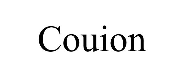Trademark Logo COUION