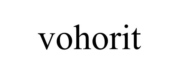 Trademark Logo VOHORIT