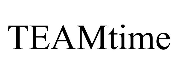 Trademark Logo TEAMTIME