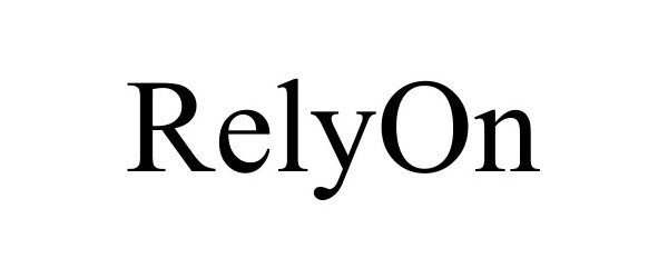 Trademark Logo RELYON