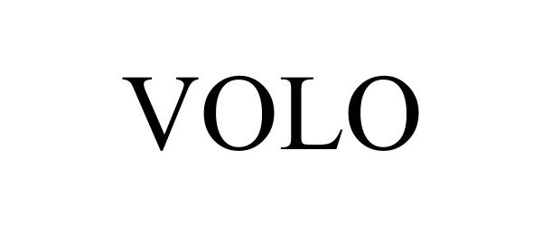 Trademark Logo VOLO