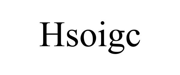 Trademark Logo HSOIGC