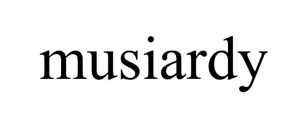 Trademark Logo MUSIARDY