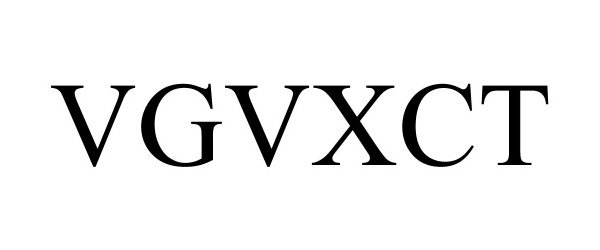 Trademark Logo VGVXCT