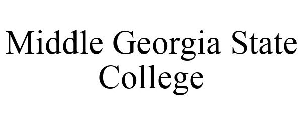  MIDDLE GEORGIA STATE COLLEGE