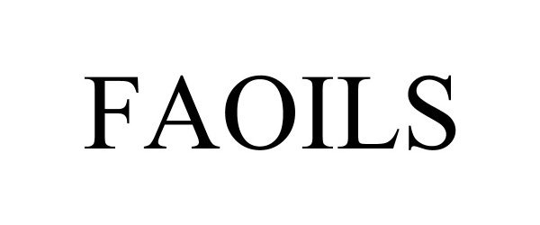 Trademark Logo FAOILS