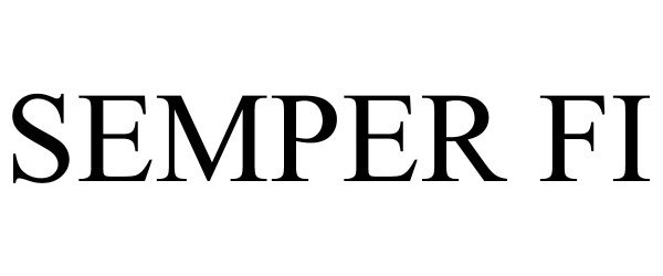 Trademark Logo SEMPER FI
