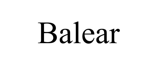 Trademark Logo BALEAR