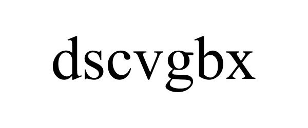 Trademark Logo DSCVGBX