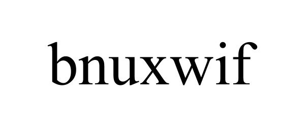 Trademark Logo BNUXWIF